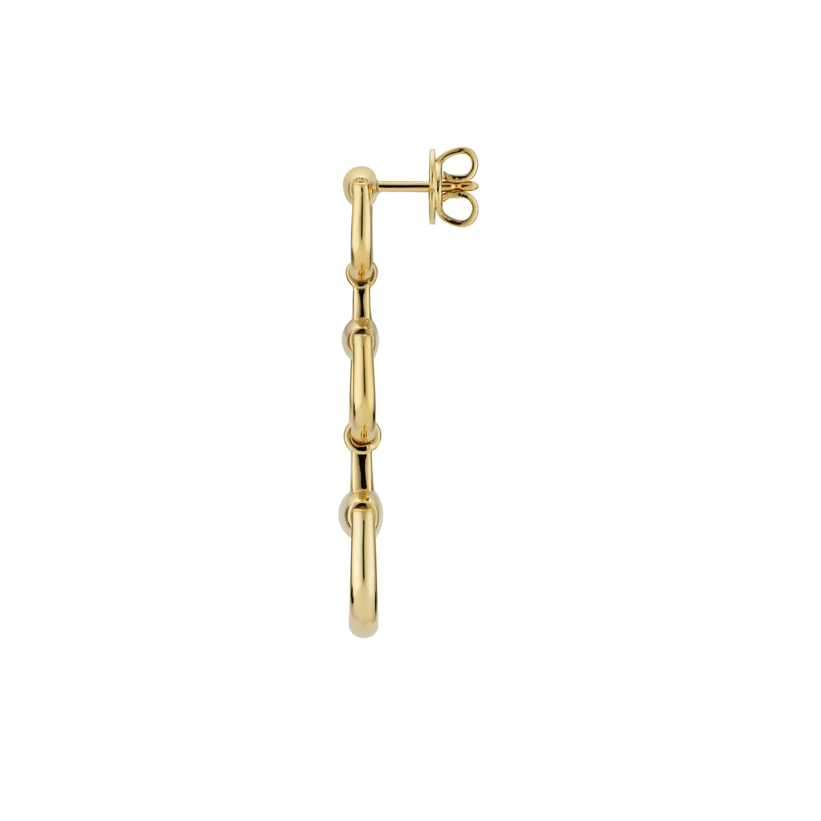 Gucci Horsebit 18ct Yellow Gold Drop Earrings