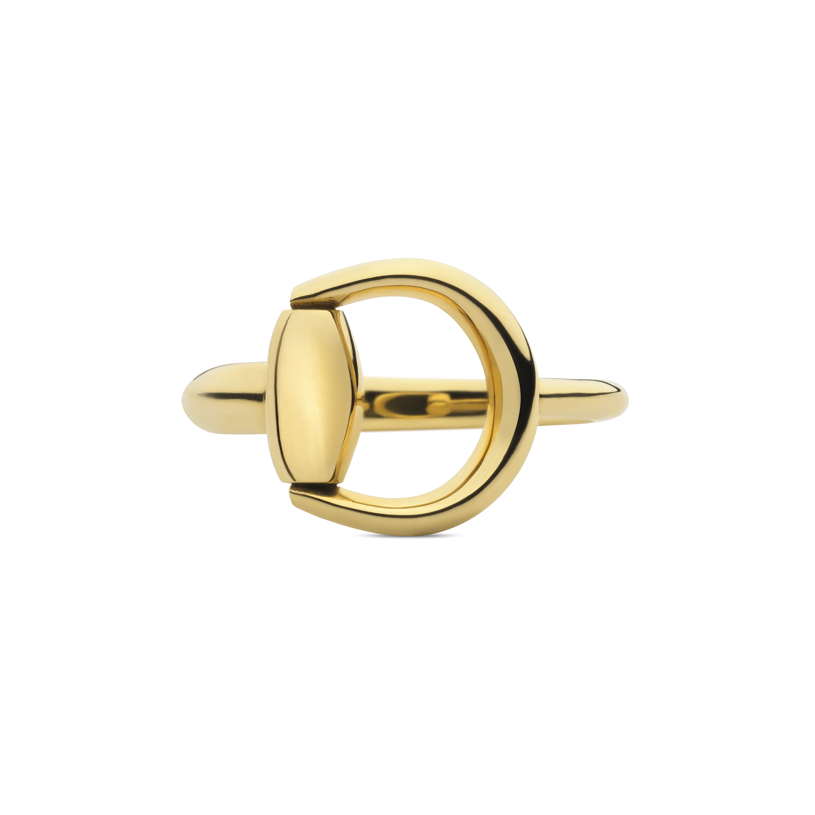 Gucci Horsebit 18ct Yellow Gold Ring