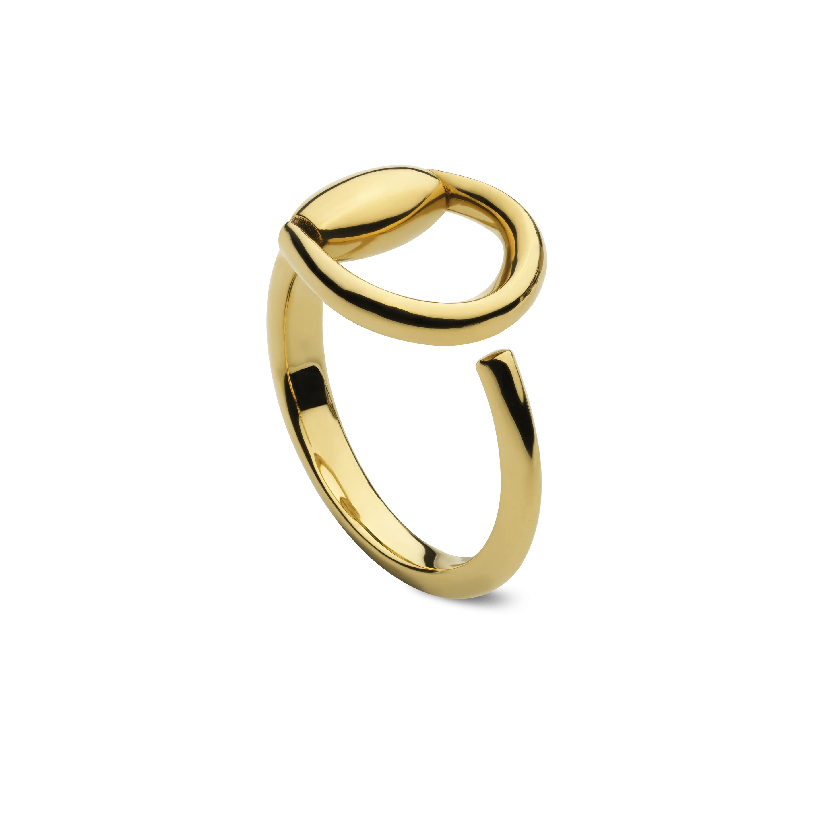 Gucci Horsebit 18ct Yellow Gold Ring