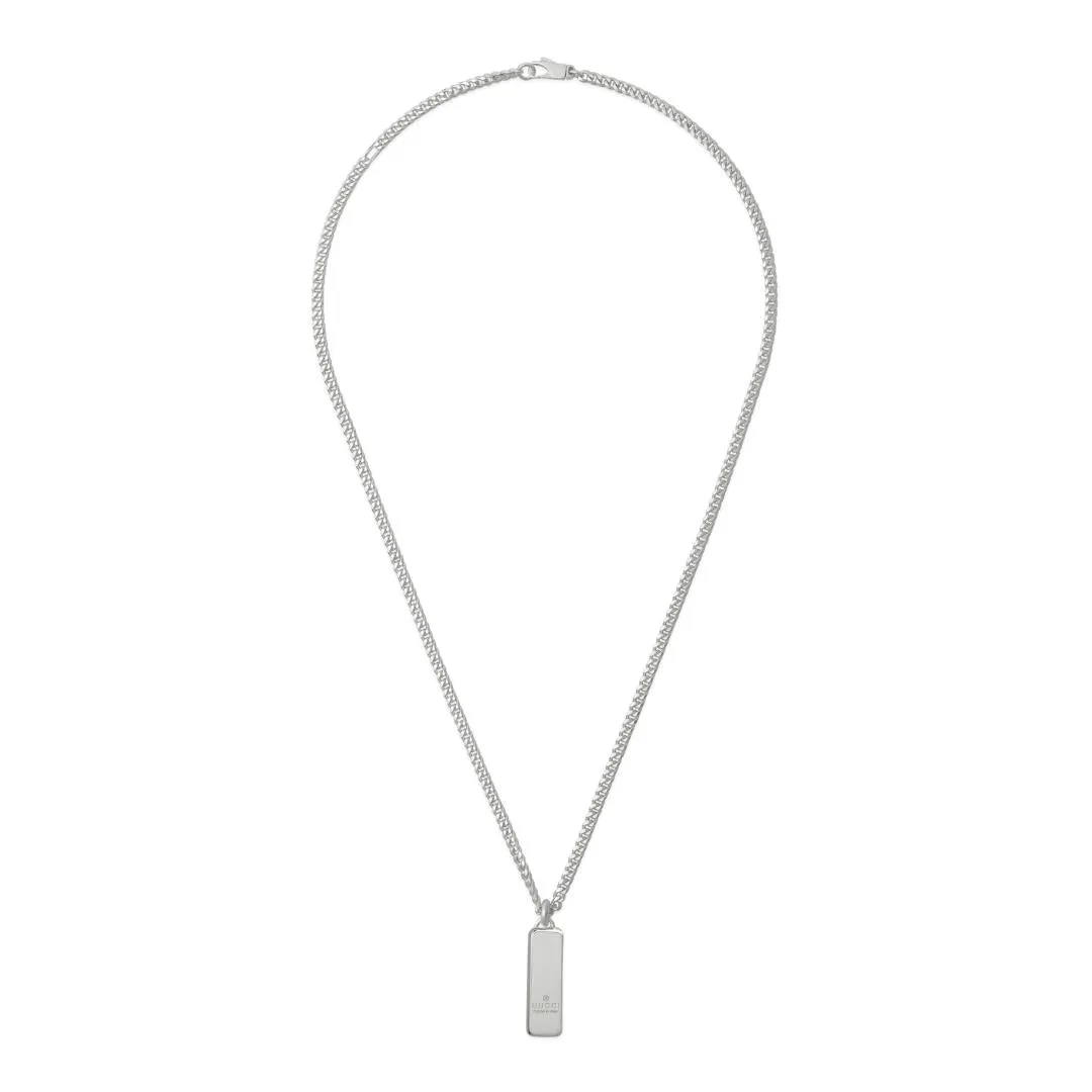 Gucci Interlocking Sterling Silver Pendant