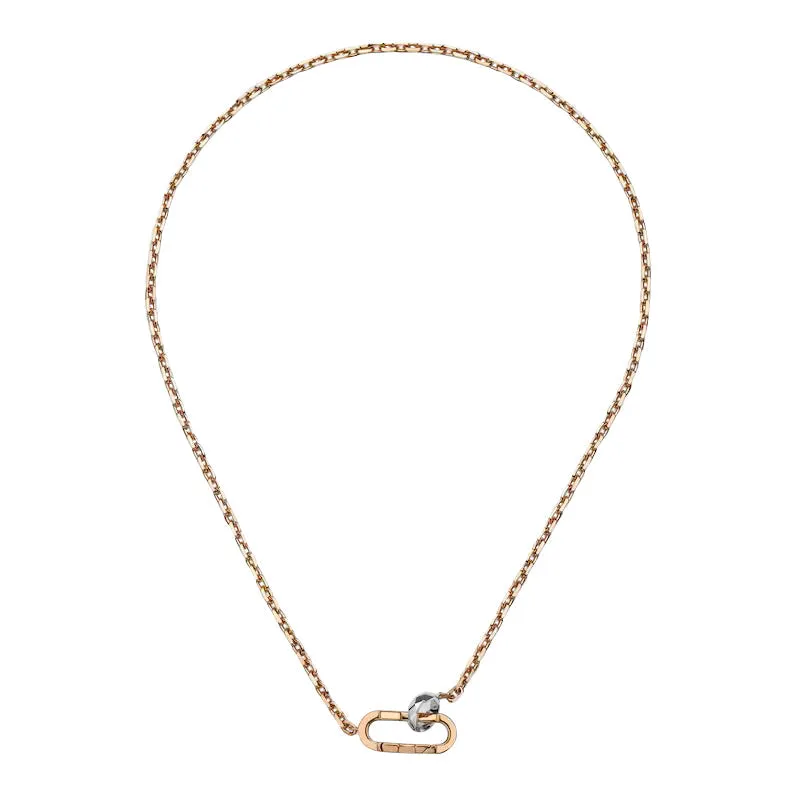 Gucci Link To Love 18ct Rose Gold Chain Necklace