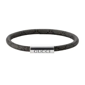 Gucci Trademark GG Supreme Black Bracelet