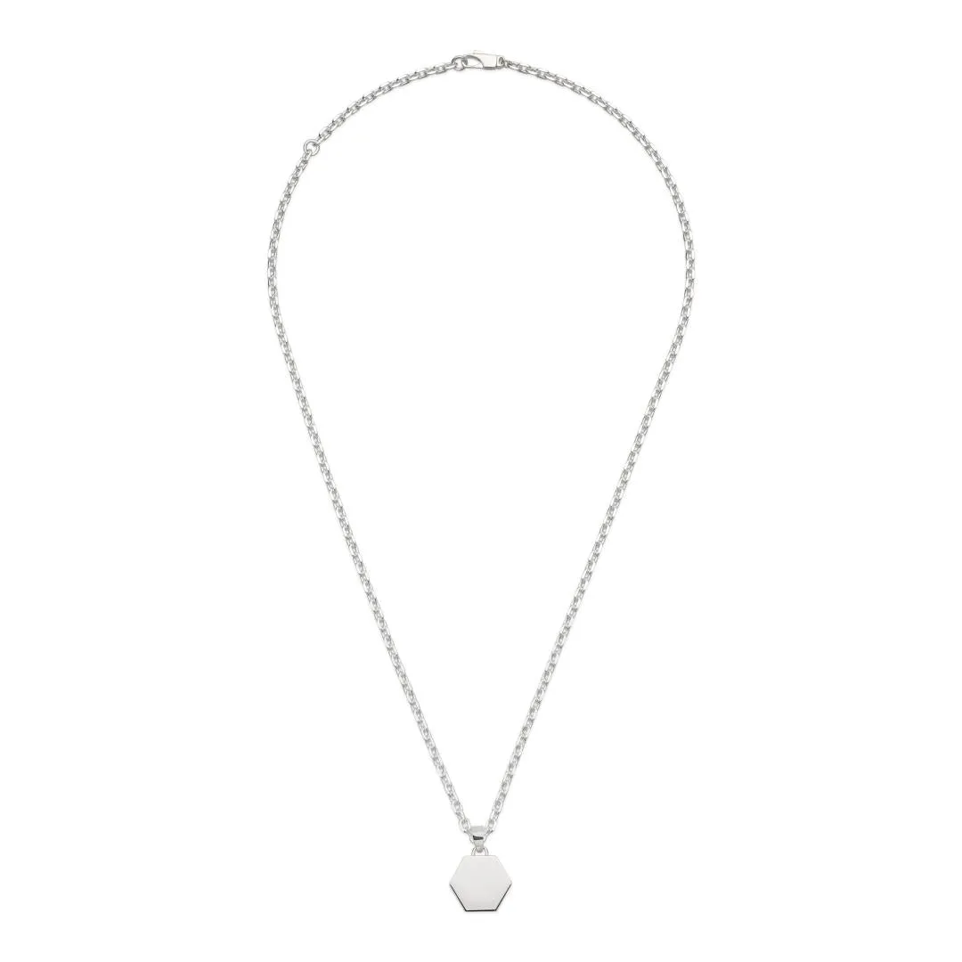 Gucci Trademark Sterling Silver Necklace
