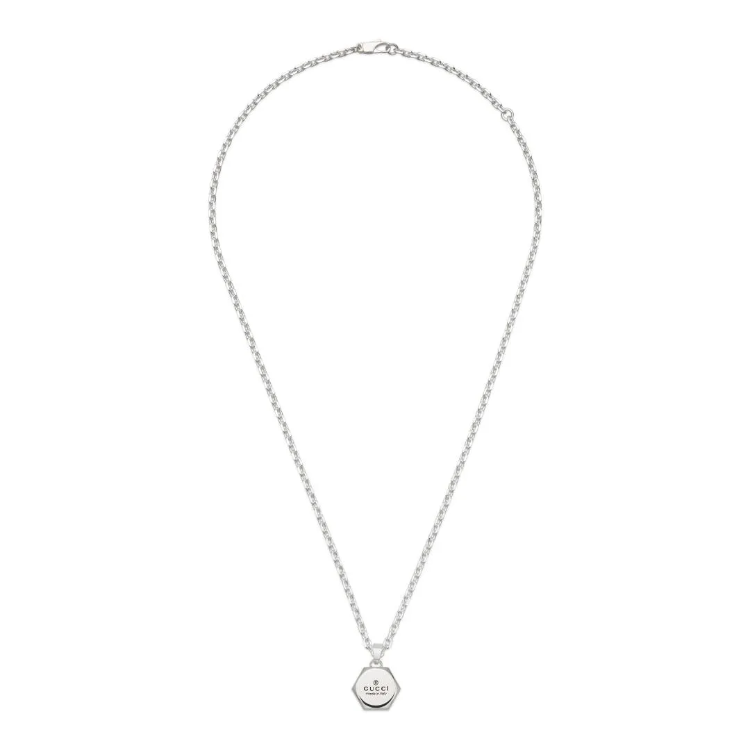 Gucci Trademark Sterling Silver Necklace