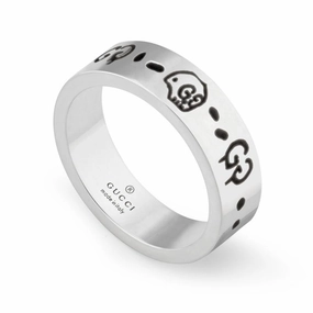 Gucci Ghost Sterling Silver Ring