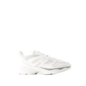 H Punzonato Sneakers - Leather - White