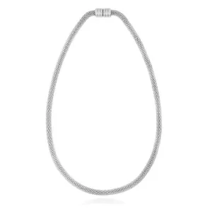 Halo Silver Venetian Chain Necklace 4054