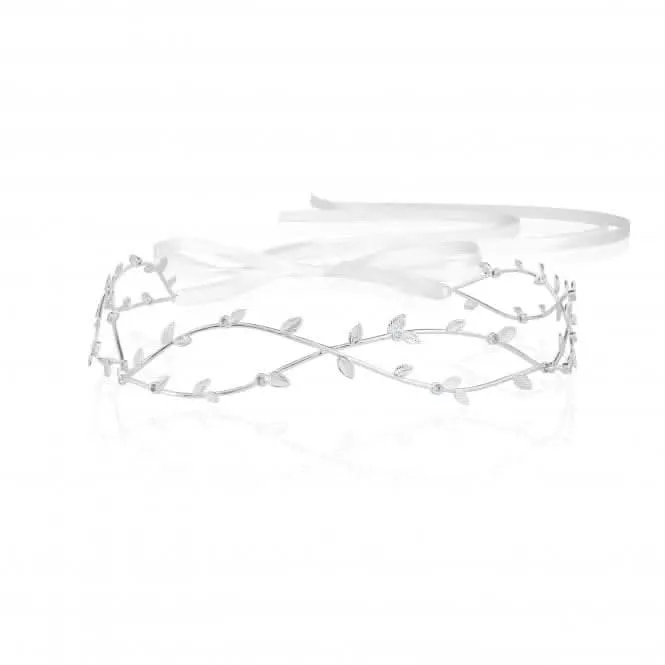 Happy Ever After Hair Accessories Silver Zirconia Wave Hair Crown 3685