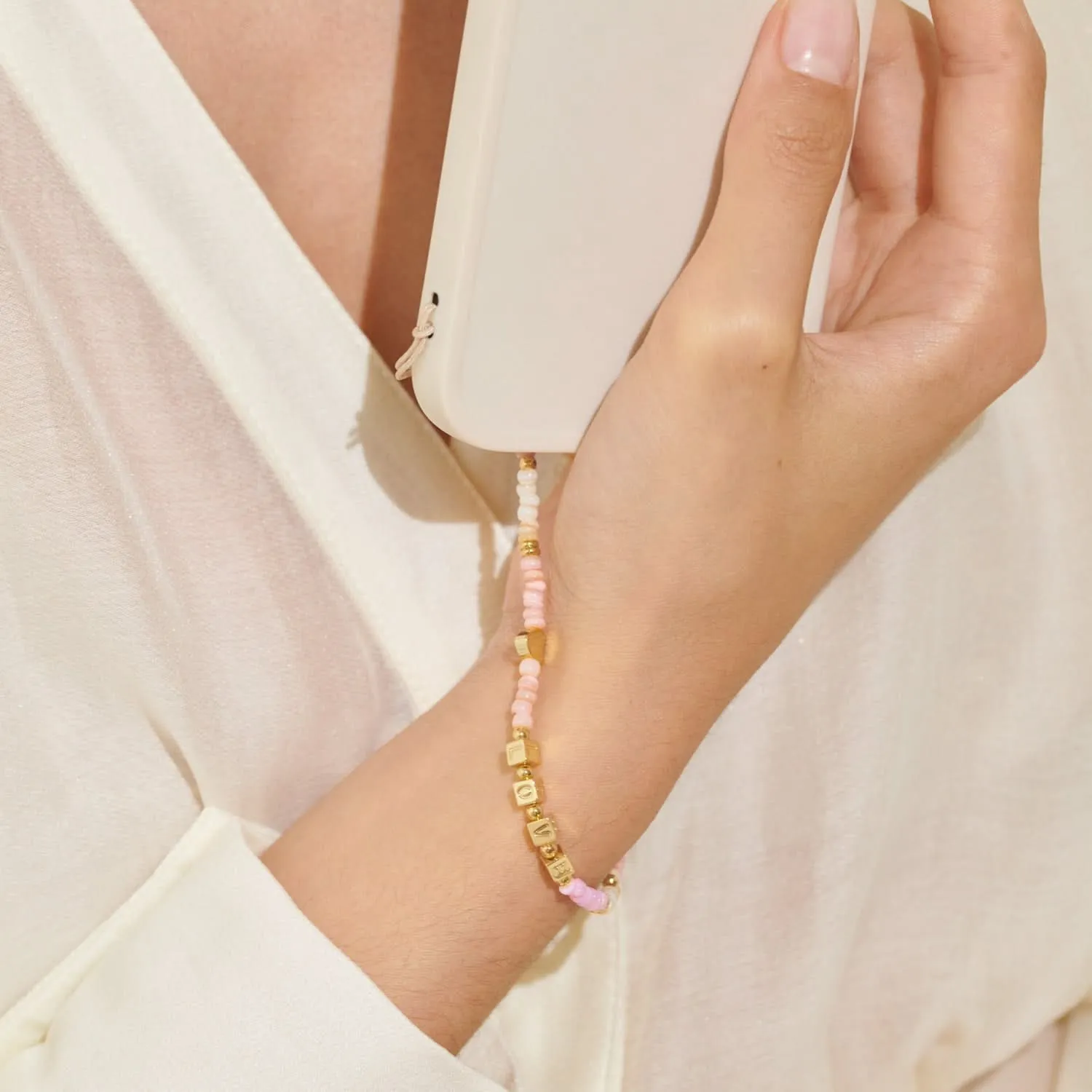 Happy Little Moments Bestie Gold Plated Phone Charm 8266