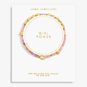 Happy Little Moments Girl Power Gold Plated Bracelet 8255