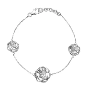 Hot Diamonds Bracelet Trio Eternal Rose Silver