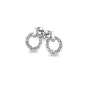 Hot Diamonds Constant Sterling Silver Circle Earrings