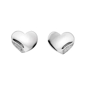 Hot Diamonds Earrings Heart Stud Silver