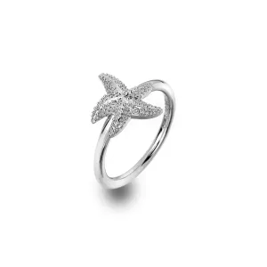 Hot Diamonds Eternal Love Sterling Silver Starfish Ring