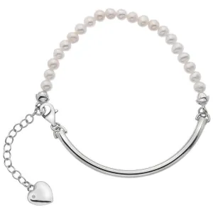 Hot Diamonds Festival White Mother of Pearl Sterling Silver Bracelet