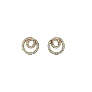 Hot Diamonds Flow 9ct Yellow Gold Earrings