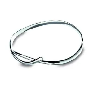 Hot Diamonds Go With The Flow Sterling Silver Alluring Bangle