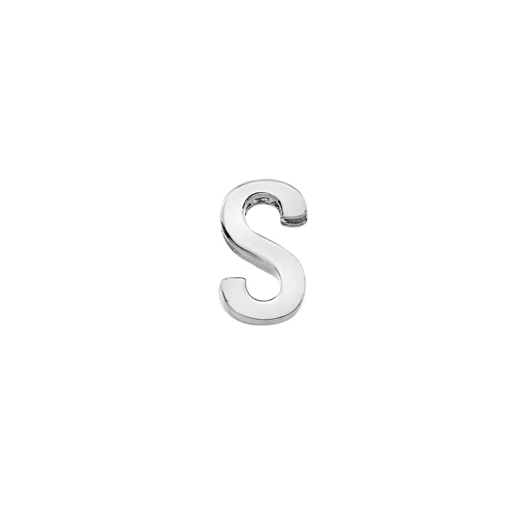 Hot Diamonds Icon Storyteller Sterling Silver Letter S Pendant Charm D