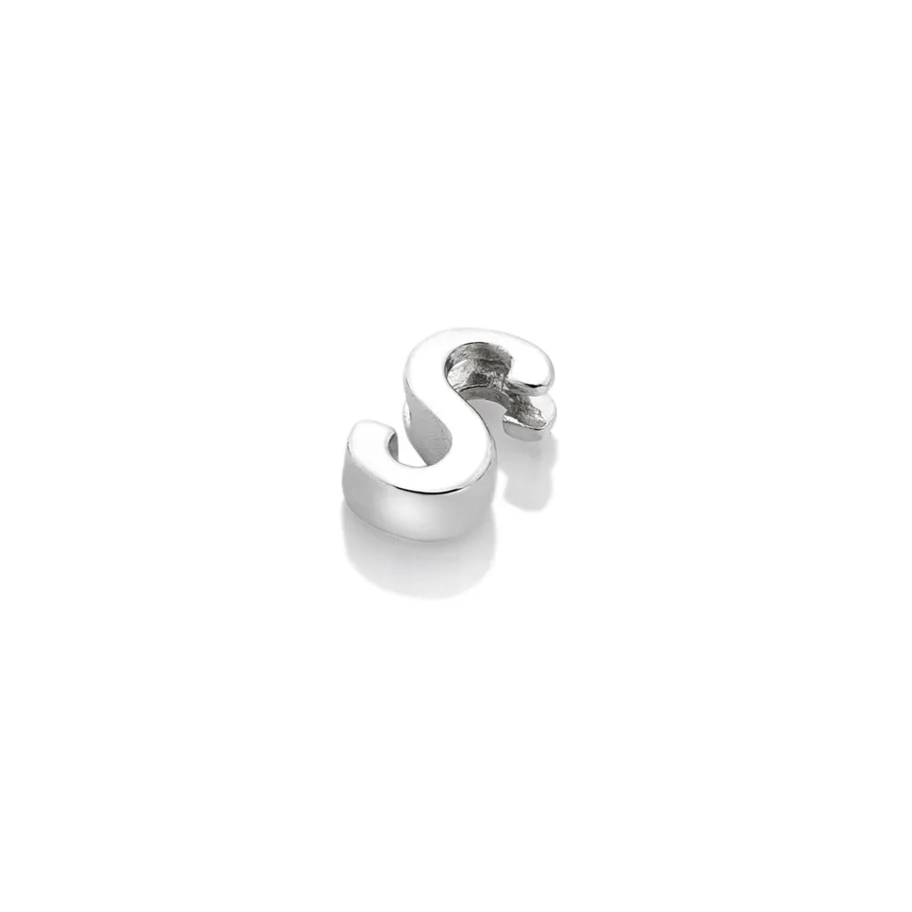 Hot Diamonds Icon Storyteller Sterling Silver Letter S Pendant Charm D