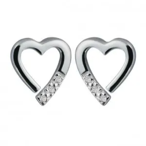 Hot Diamonds Just Add Love Sterling Silver Memories Earrings