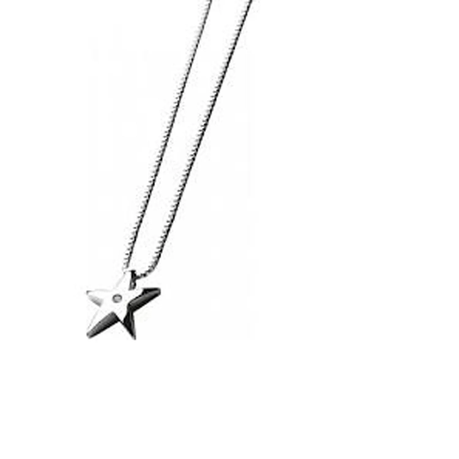 Hot Diamonds Just Add Love Sterling Silver Star Necklace