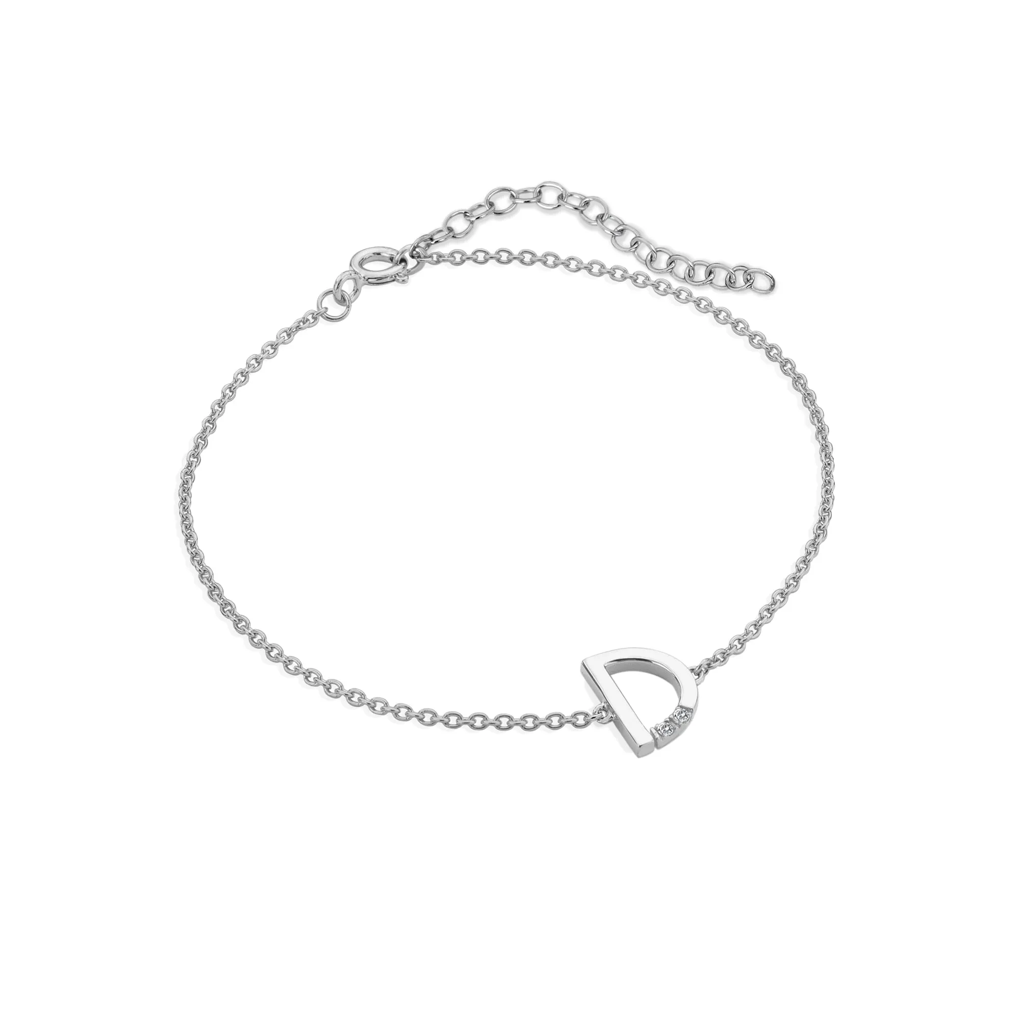 Hot Diamonds Love Letters Sterling Silver B Bracelet