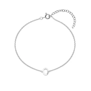 Hot Diamonds Love Letters Sterling Silver O Bracelet