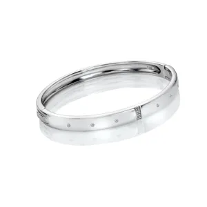 Hot Diamonds Much Loved Sterling Silver Bangle