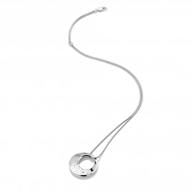 Hot Diamonds Quest Circle Sterling Silver Pendant