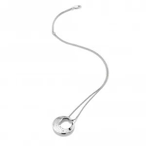 Hot Diamonds Quest Circle Sterling Silver Pendant