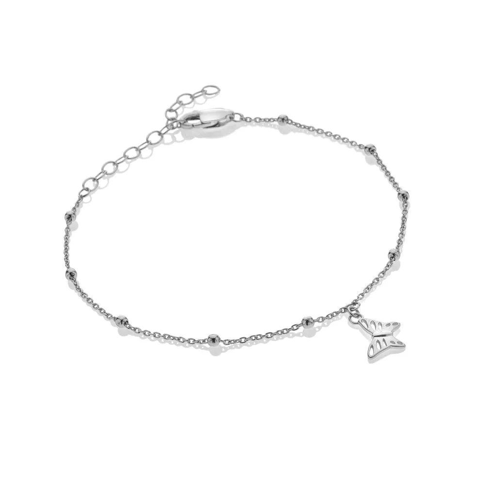 Hot Diamonds Silver Whisper Sterling Silver Brave Bracelet