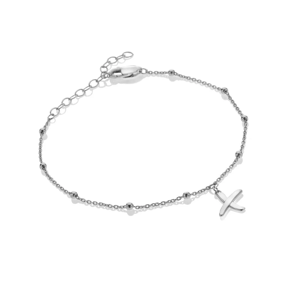 Hot Diamonds Silver Whisper Sterling Silver Happy Birthday Bracelet