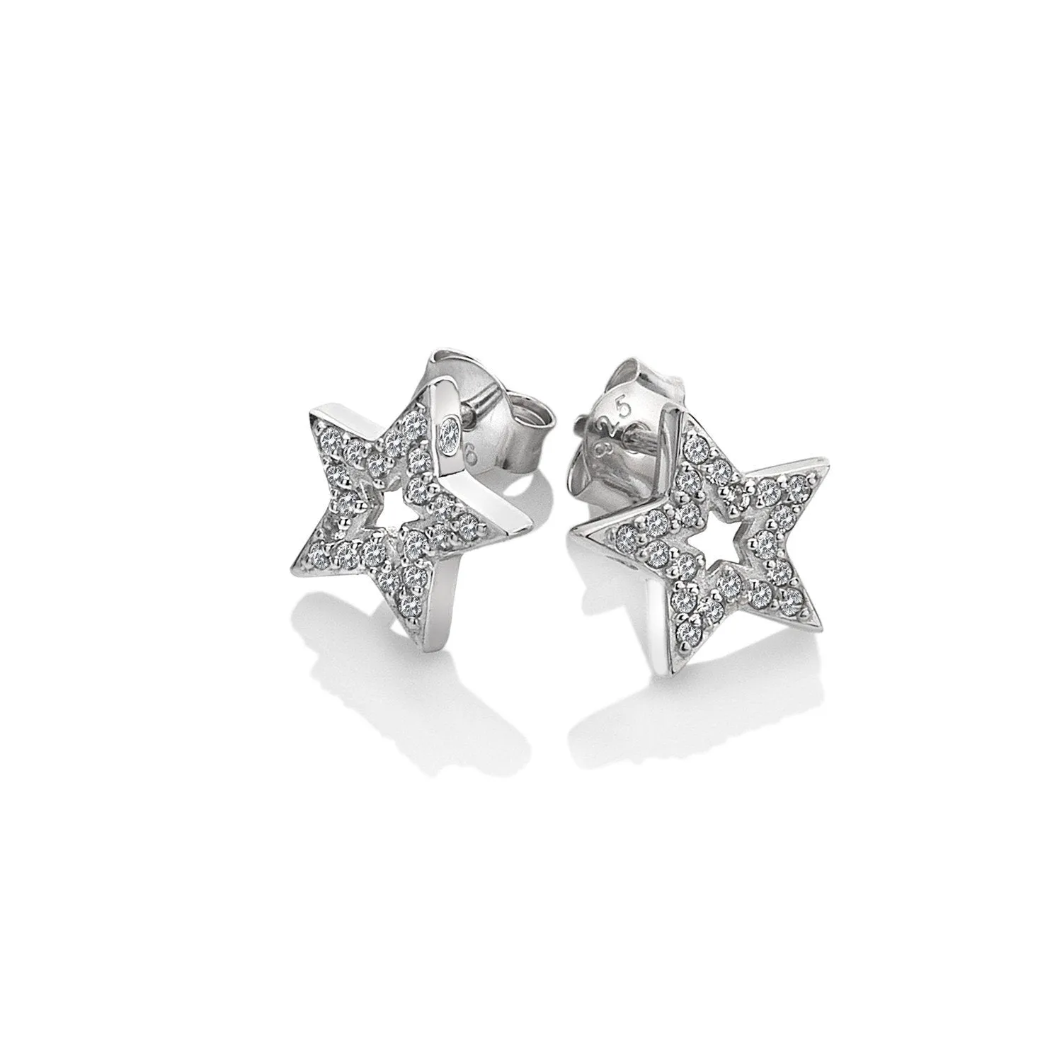 Hot Diamonds Striking Sterling Silver Stud Earrings D
