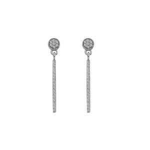 Hot Diamonds Tranquility 9ct White Gold Earrings
