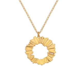 Hot Diamonds x Jac Jossa Believe Gold Plated Sterling Silver Pendant