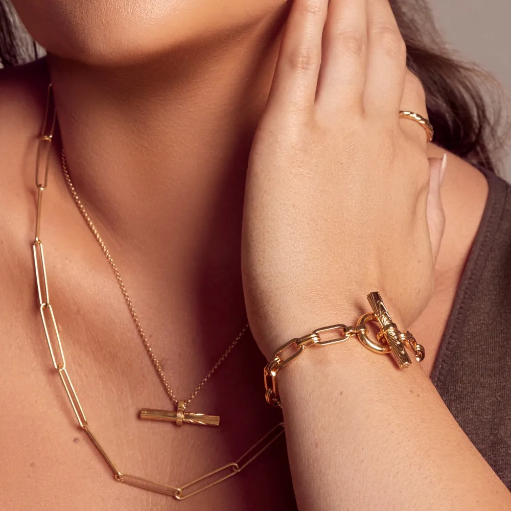 Hot Diamonds x Jac Jossa Hope Gold Plated Sterling Silver Bracelet