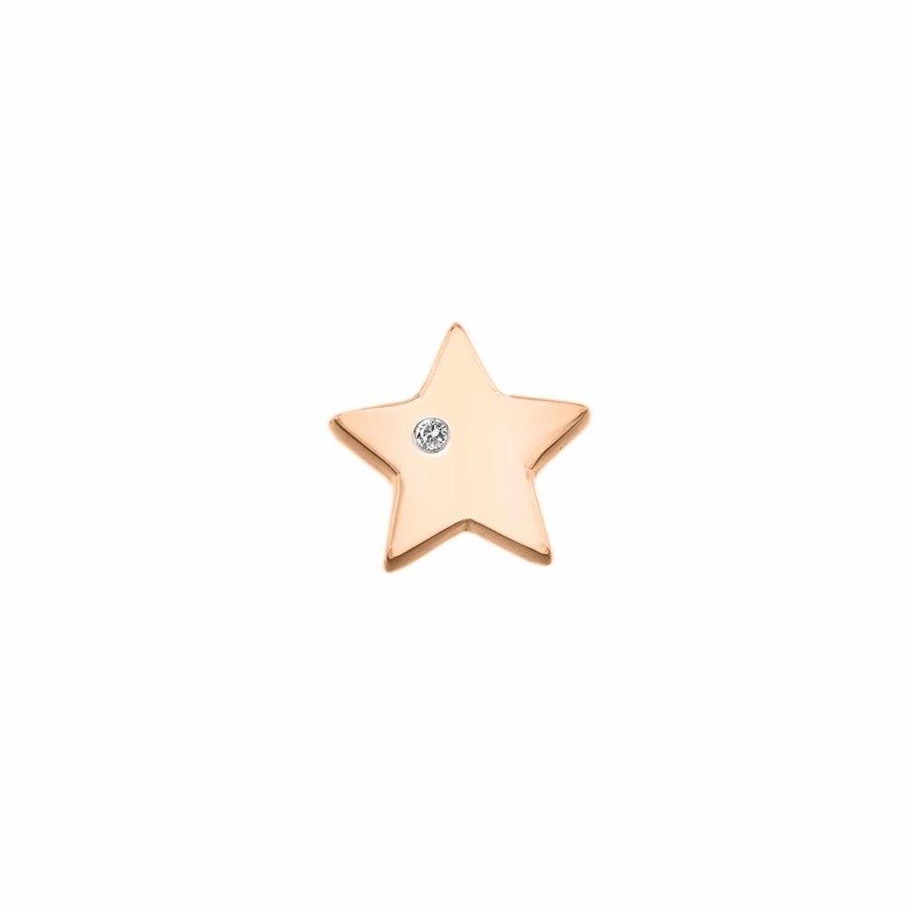 Hot Diamonds Icon Storyteller Rose Gold Plate Star Pendant Charm