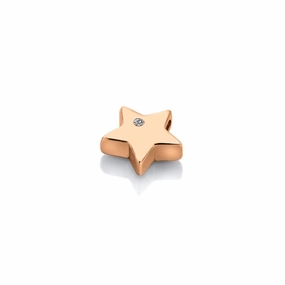 Hot Diamonds Icon Storyteller Rose Gold Plate Star Pendant Charm