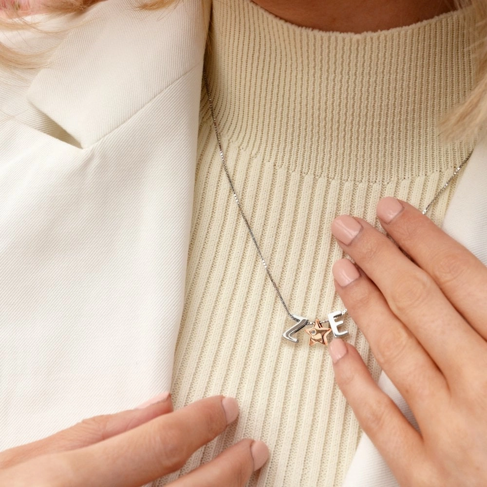 Hot Diamonds Icon Storyteller Rose Gold Plate Star Pendant Charm