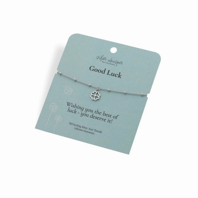 Hot Diamonds Silver Whisper Sterling Silver Good Luck Bracelet