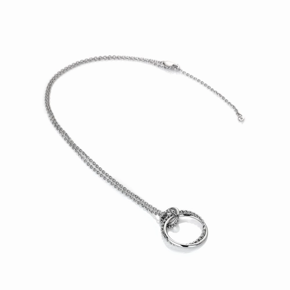 Hot Diamonds Unity Sterling Silver Circle Necklace D