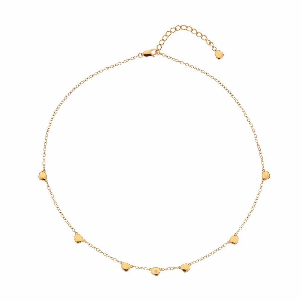 Hot Diamonds x Jac Jossa Beach Gold Plated Sterling Silver Necklace