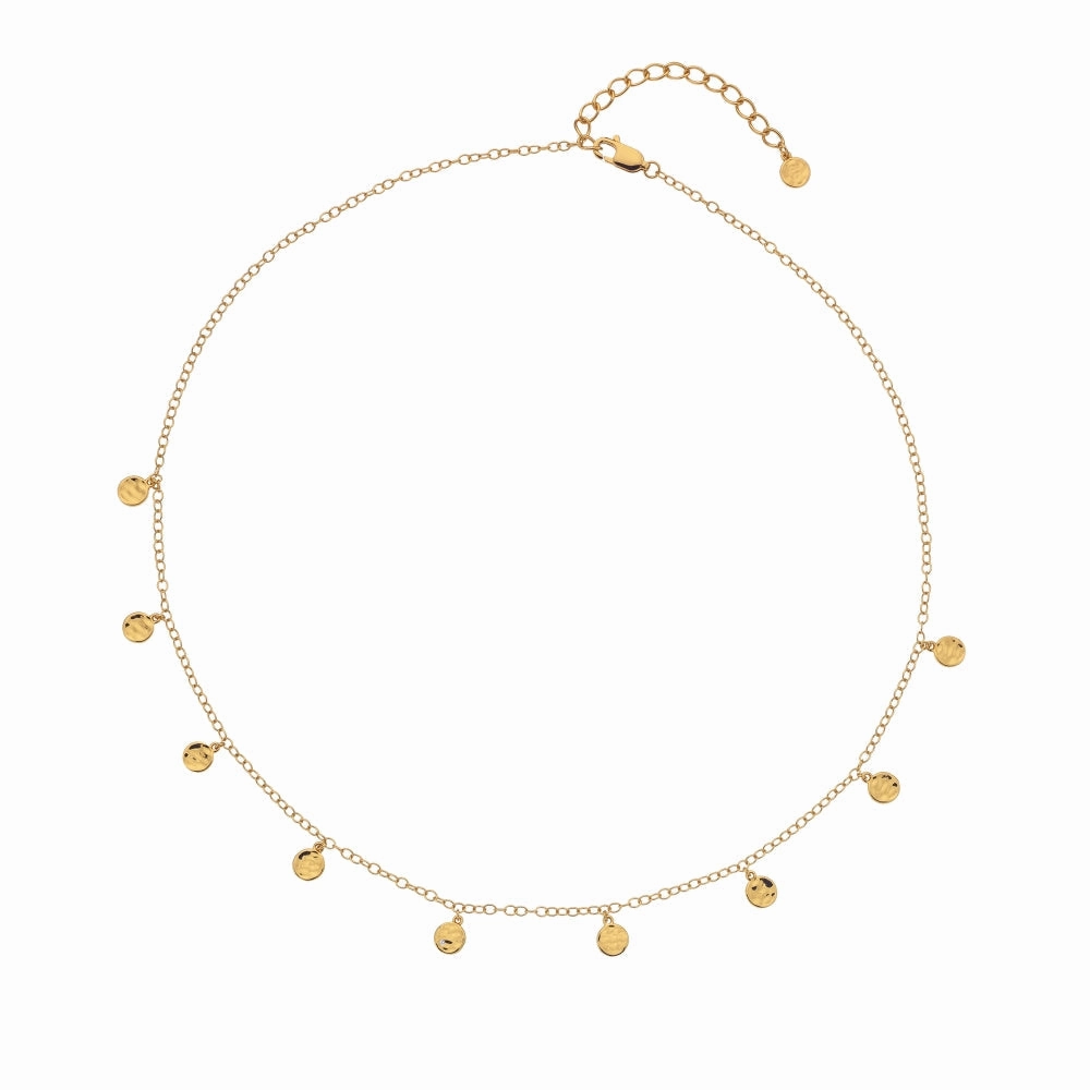Hot Diamonds x Jac Jossa Lunar Gold Plated Sterling Silver Necklace