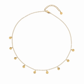 Hot Diamonds x Jac Jossa Lunar Gold Plated Sterling Silver Necklace