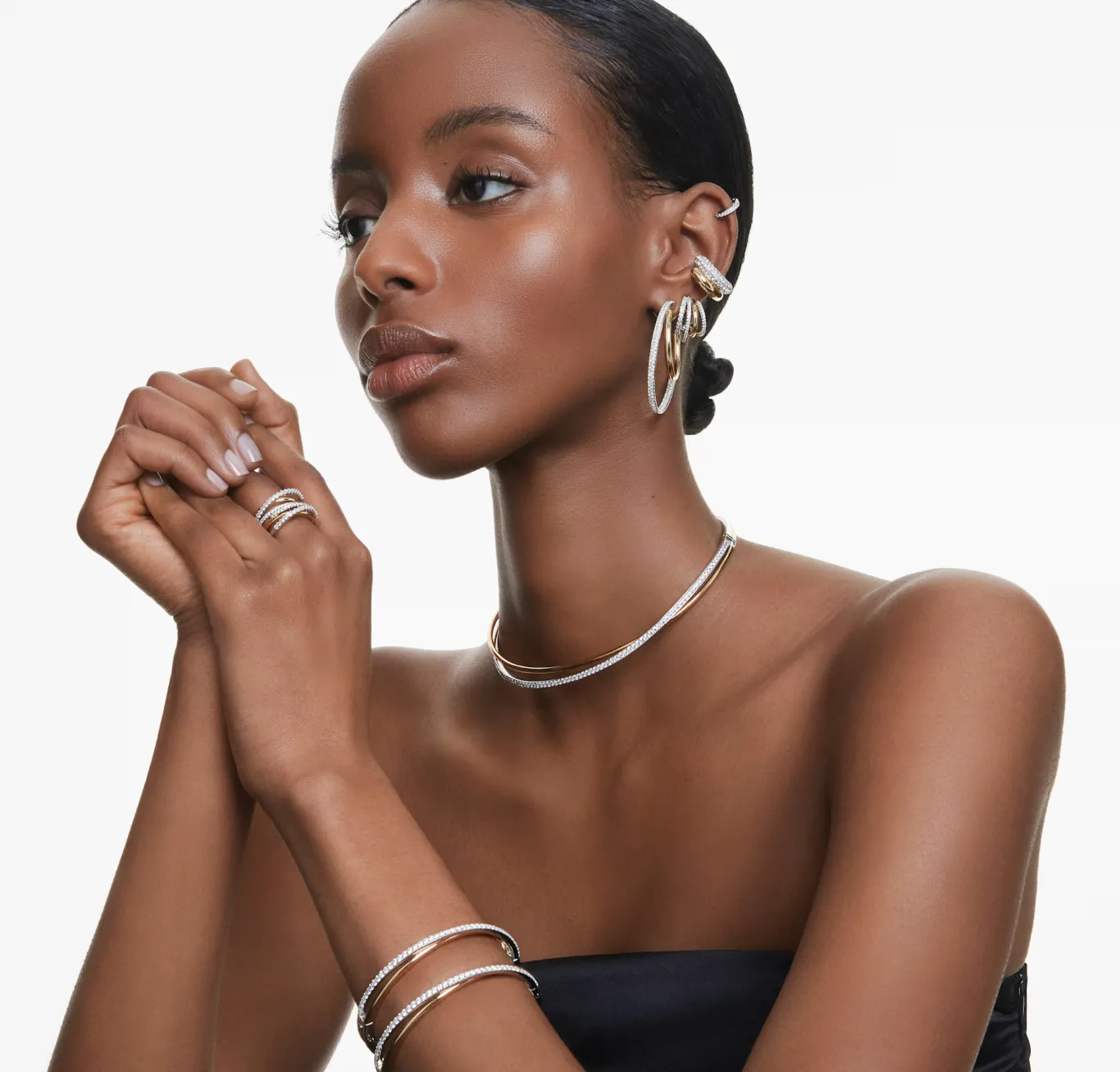 Hyperbola Two-Tone Choker
