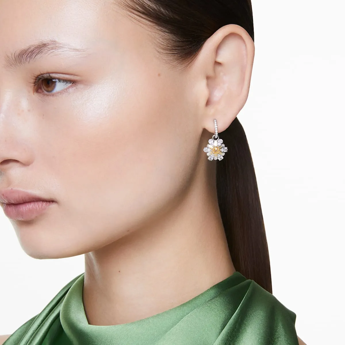 Idyllia Flower Drop Earrings