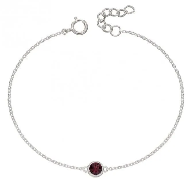 January Birthstone Bracelet with Swarovski Crystal B5284