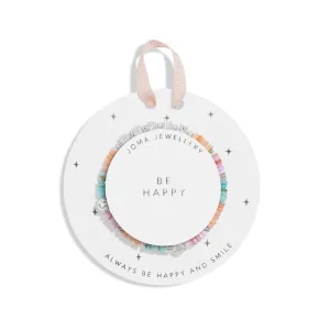Kids Happy Little Moments Be Happy Silver Plated Bracelet C737