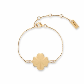 Ksenia Mirella Regal 18ct Yellow Gold 0.11ct Diamond Bracelet