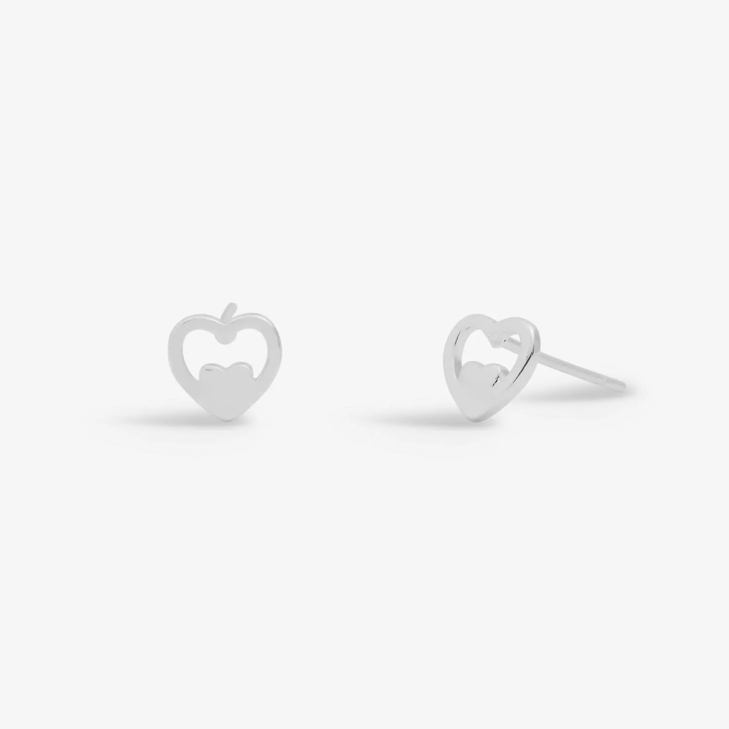 Lifes A Charm Daughter Silver Plated Earrings 7862
